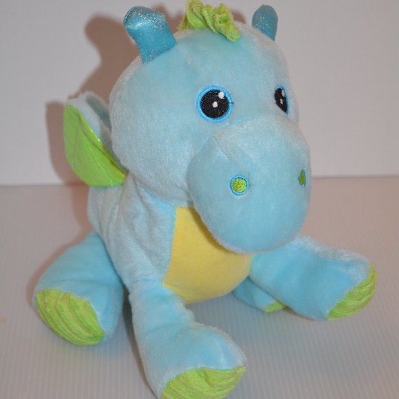 Spark Blue Flying Dragon Baby Rattle Toy Lovey - Picture 7 of 7